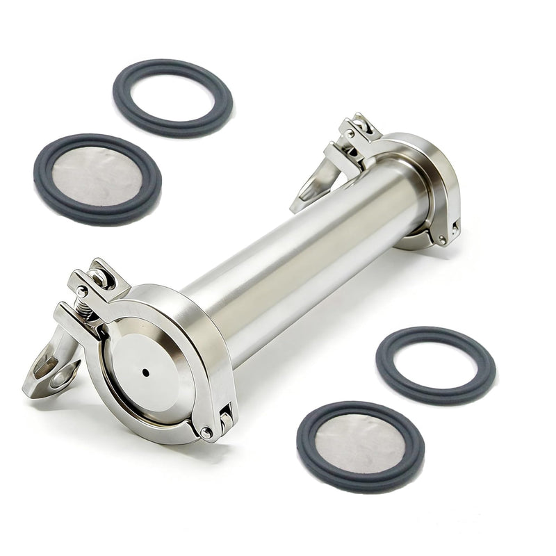QiiMii 304 Stainless Steel Vacuum Chamber Tube, 6" Length (45g Weight) 45 Gram