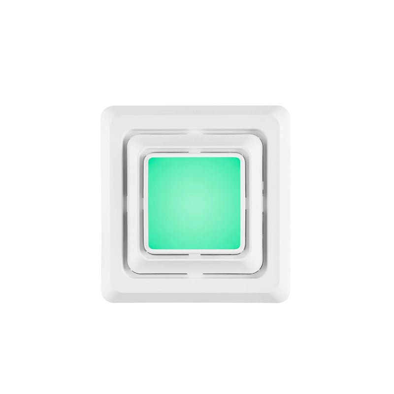 Broan-NuTone FG600RGBS Customizable Color Changing LED Cover/Grille for Bathroom Fans, Easy DIY Install, Smart Phone App, Bright White