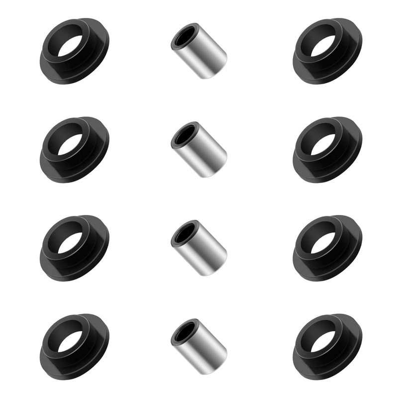 8 Pieces Shock Bushing 4 Pieces Bearing Sleeve Kits 0604-310 0403-028 for Arctic Cat 250 300 375 400 500 650 700 Bearcat 454