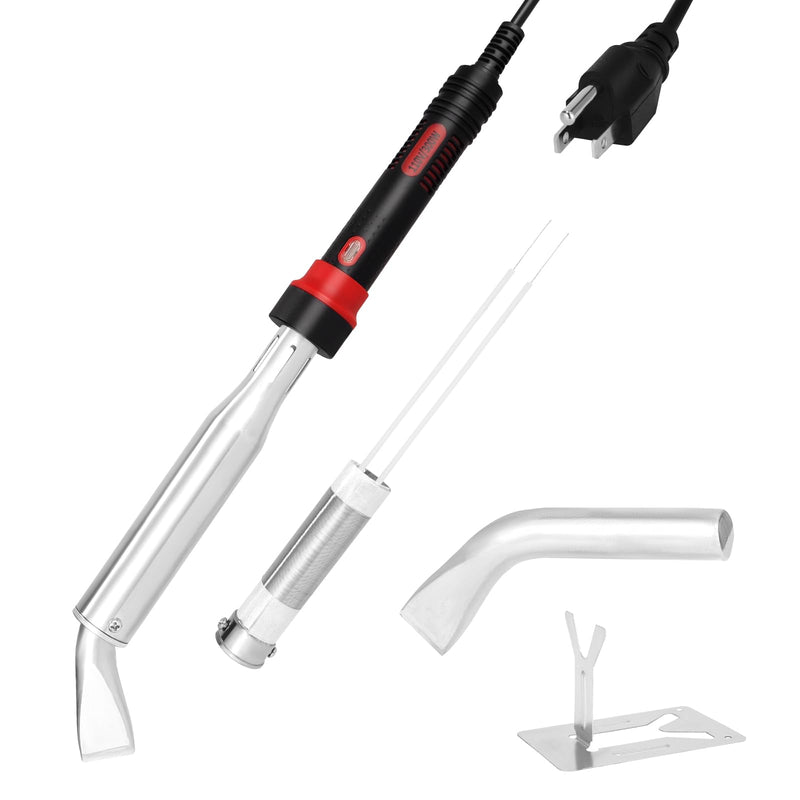 300W High Power Soldering Iron Kit 110V US Plug, Industrial Grade External Heating Soldering Iron with Replacement Tip, Heating Core & Stand for Metal Welding & DIY 300WWT
