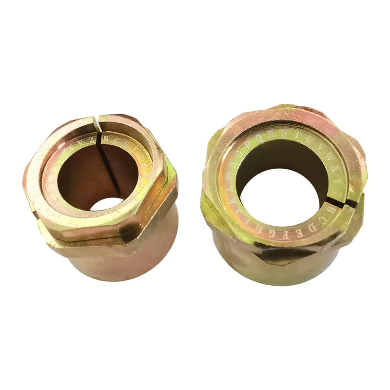 2pcs Extreme Camber Caster Alignment Bushing Kit Compatible with Ford Series Trucks F150 F250 E150 E250 E350 Madza B-Series Navajo 4x4 & 2WD Replace 45K6525, K80109