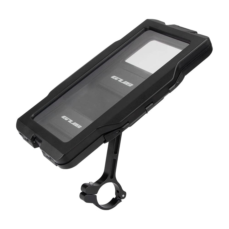 GUB Plus 16 Waterproof Phone Holder Full Sealed Touch Screen Bike Mount Phone Case Cover for Cellphone GPS etc Black