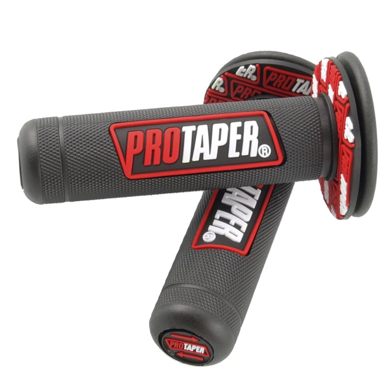 7/8" Motorcross Handle Grips Dirt Bike 22mm 24mm Truster Grips Motorcycle Ergonomic Bar End Non Slip Grip Gel Gep Scooter Cruiser Racing Mountain Black Red Pro taper