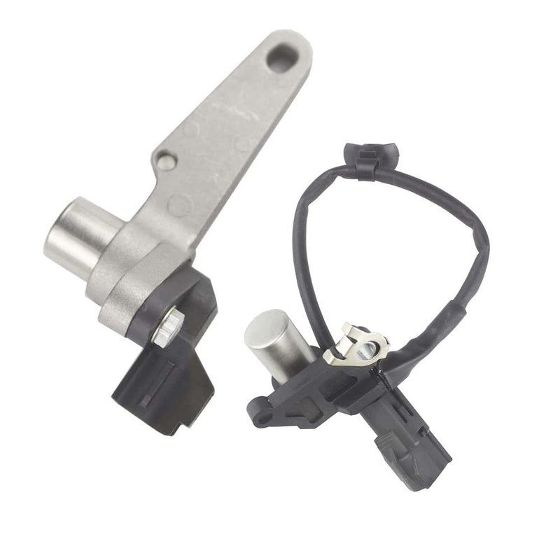 2pcs Crankshaft + Camshaft Position Sensor Kits for 1997-2001 Toyota Camry 2.2L; 1998-2000 Toyota Rav4 2.2L; 1999-2001 Toyota Solara 2.2L