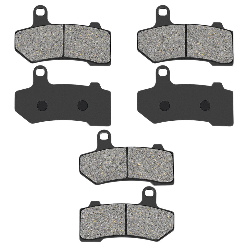 Front & Rear Brake pads replacement for HARLEY Road Glide 2008-2021/Street Glide 2008-2022/Road King 2008-2021/Ultra Classic Electra Glide 2008-2021 Ceramic