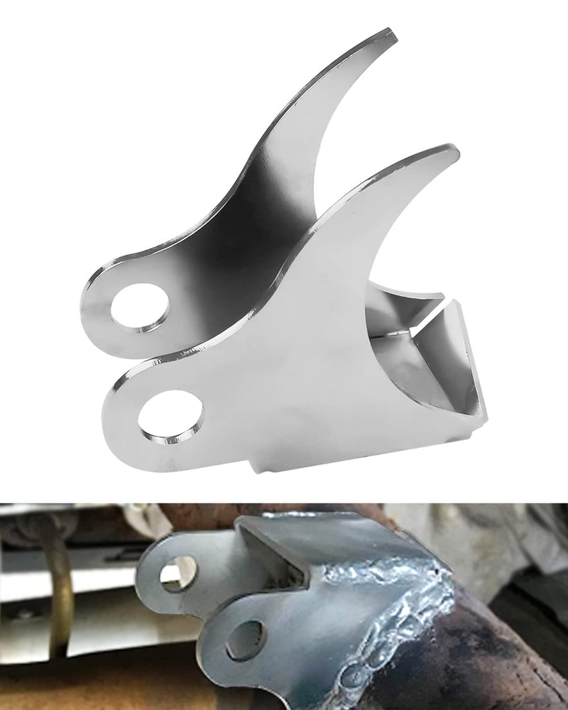 Rear Shock Mount Factory Bent Fits for GMC Sierra Chevy Silverado 1999-2006 Rust Prevention Upper Shock Mounting Bracket with Round Tube X-members