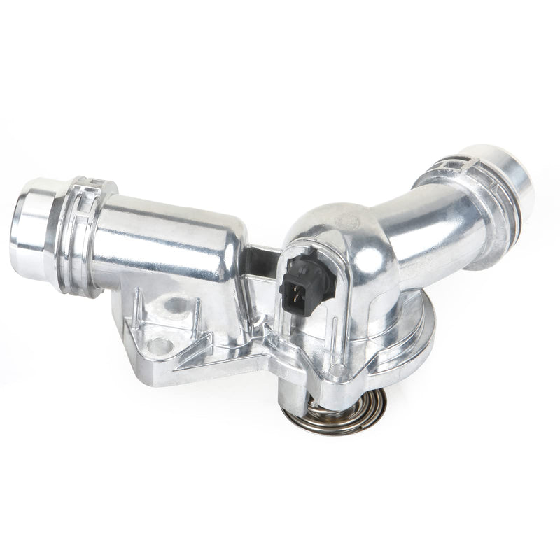MITZONE Upgrade Aluminum Thermostat Assembly with Housing Compatible with BMW E46 E39 E60 E83 E53 E85 325i 330i 525i 530i X5 X3 Z3 Z4 Replace 11537509227