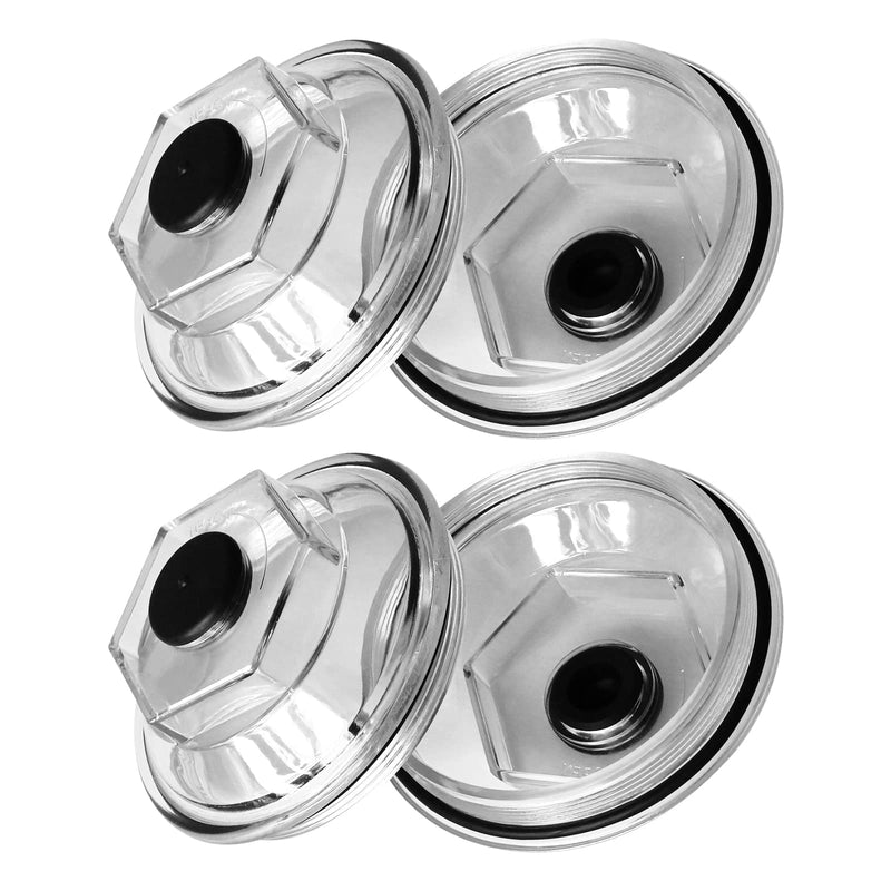 Oil Bath Dust Caps,for Dexter 9k-10K General Duty Axles Built After 1989, for Dexter 10K HD, 12K, 15K 4.0" Threads Trailer Axle Plastic Cover 21-36 Oil Caps 4PCS Kits, K71-148-00