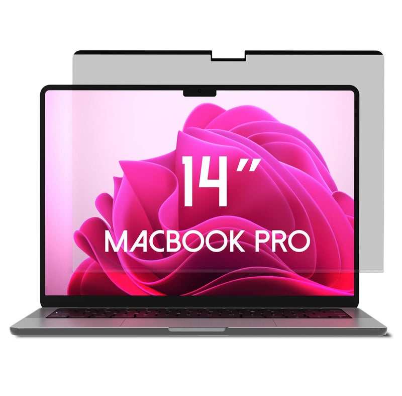 Magnetic Privacy Screen for MacBook Pro 14 Inch (2021-2024, M1, M2, M3, M4, Pro, Max), Removable Laptop Privacy Filter, Blue Light Blocking Shield and Protector 14" Pro