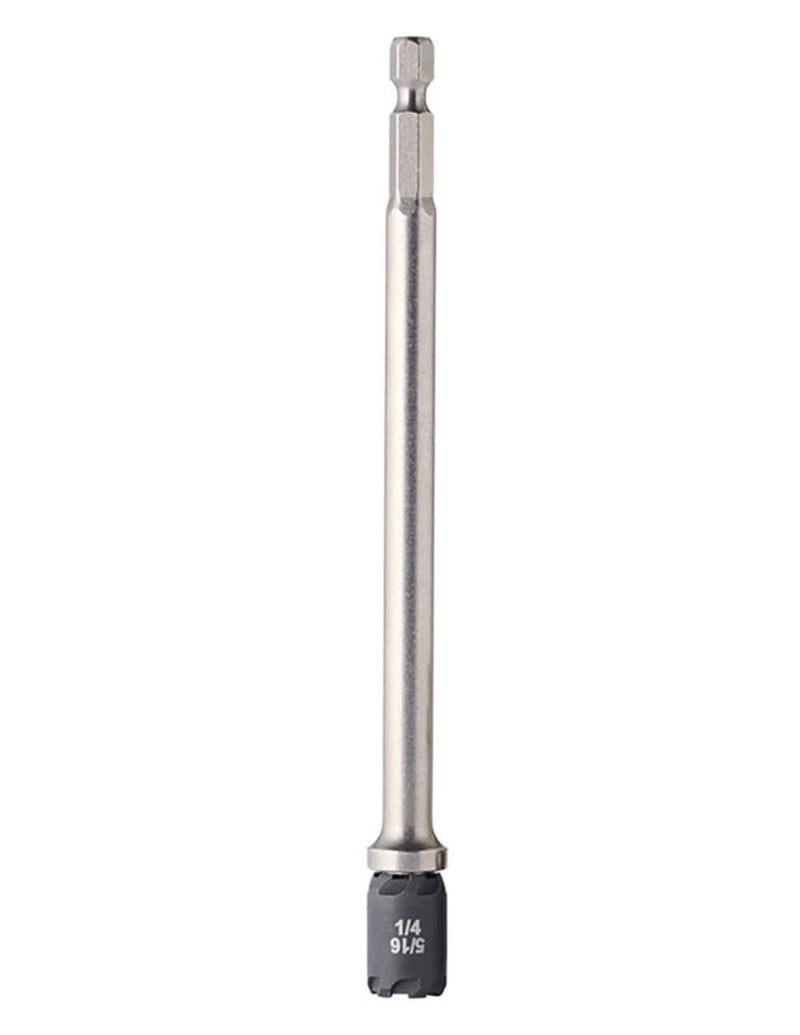 Malco MSHXLCST 6 in. Reversible SawTooth Hex Driver 1/4 in. and 5/16 in. , Black
