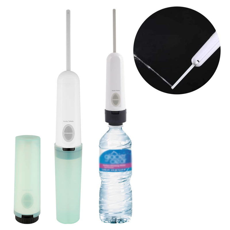 Hibbent Portable Bidet for Travel, High Pressure Handheld Electric Sprayer, Rechargeable Travel Bidet for Women & Men, Personal Hygiene Cleaning, Soothing Postpartum Care, perineal, Green 1 PACK