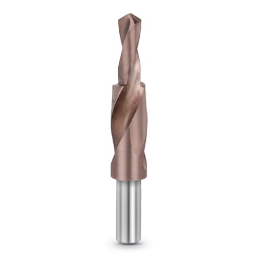 M35 HSS-CO Cobalt Two Stage Step Drill Bit Screw Counterbore Twist Countersink Drill for Stainless Drilling and Chamfering (M12 180) M12 180