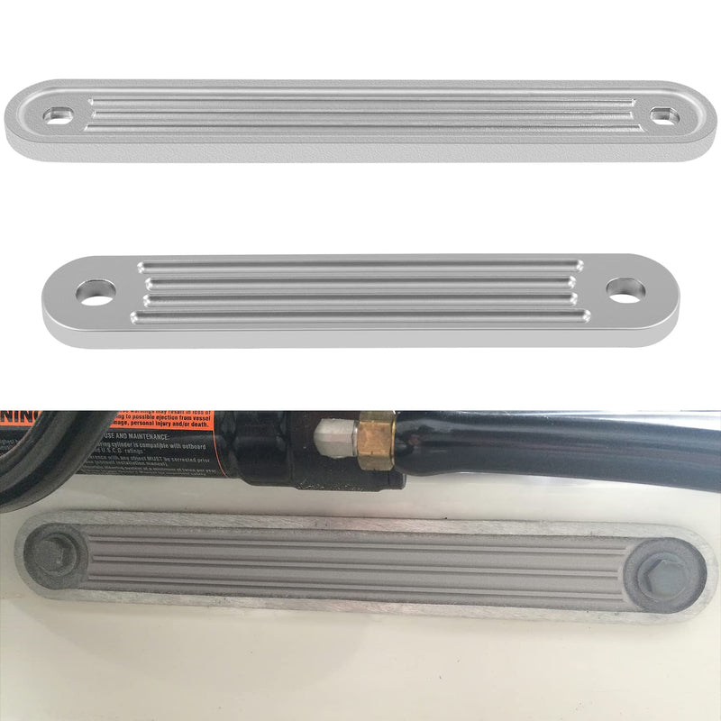 Yoursme TSP-1 TSP-2DP Transom Support Plate Kit for Top Support and Lower Support Bolt Holes Size 15” x 2” / 12” x 2” Thickness 3/8” Replace 3001-8067