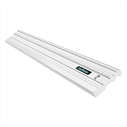 DuBois 18 Inch Machinist Aluminum Straight Edges, With .001'' Tolerance for Checking Surface Warp, Marking/Scribing Lines - Used w/Feeler Gauges for Automotive Repairs, Cylinder Head Checks (51024)