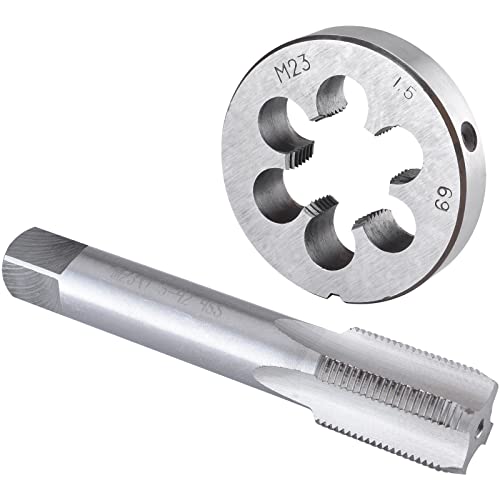 Burkit M23 X 1.5 Tap and Die Set Right Hand M23x1.5