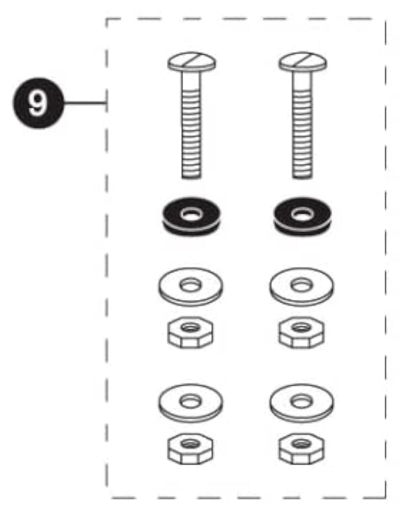 TOTO TTHU833A Mounting Hardware for Toilet N/A