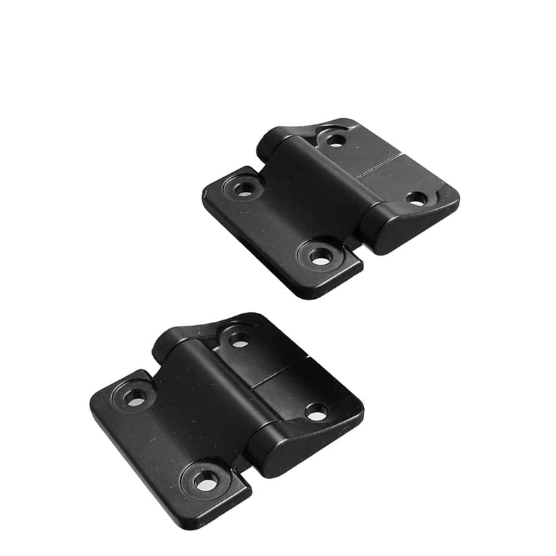 Zinc Alloy Constant Torque Position Control Hinge with Holes Series for E6-10-416-50 E6 2" Leaf Height Symmetric Torque 2Pcs 2 Pieces Black_2