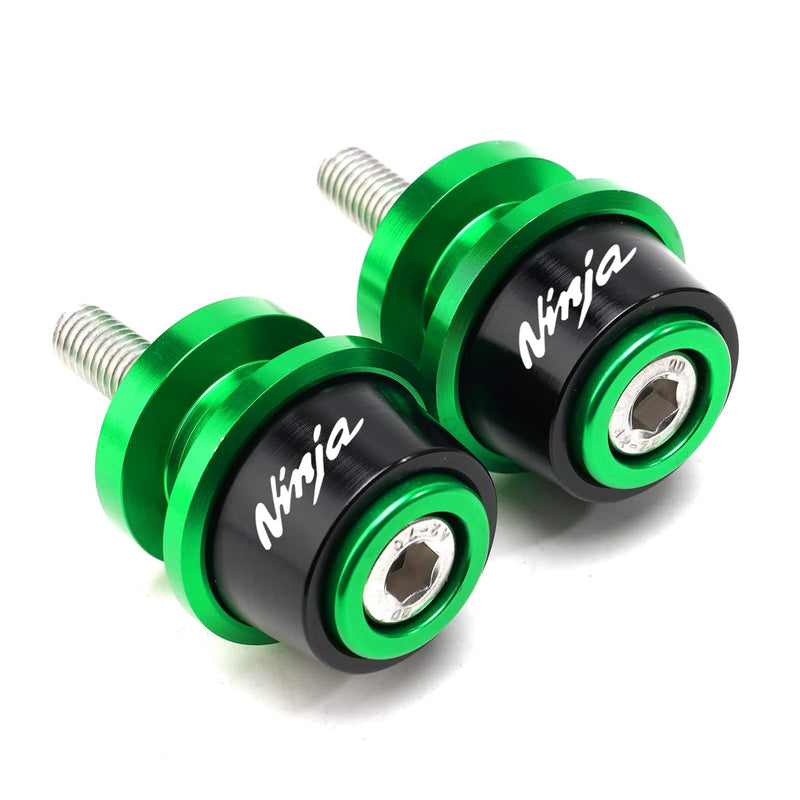 MOWOK 8MM Swingarm Spools slider For Kawasaki Ninja 650 2017-2024 ZX-6R/ZX636 2014-2024 NINJA 400 Z400 2018-2024 NINJA 1000SX 2020-2024 Ninja 500 ZX4RR Motorcycle Accessories Stand Screws