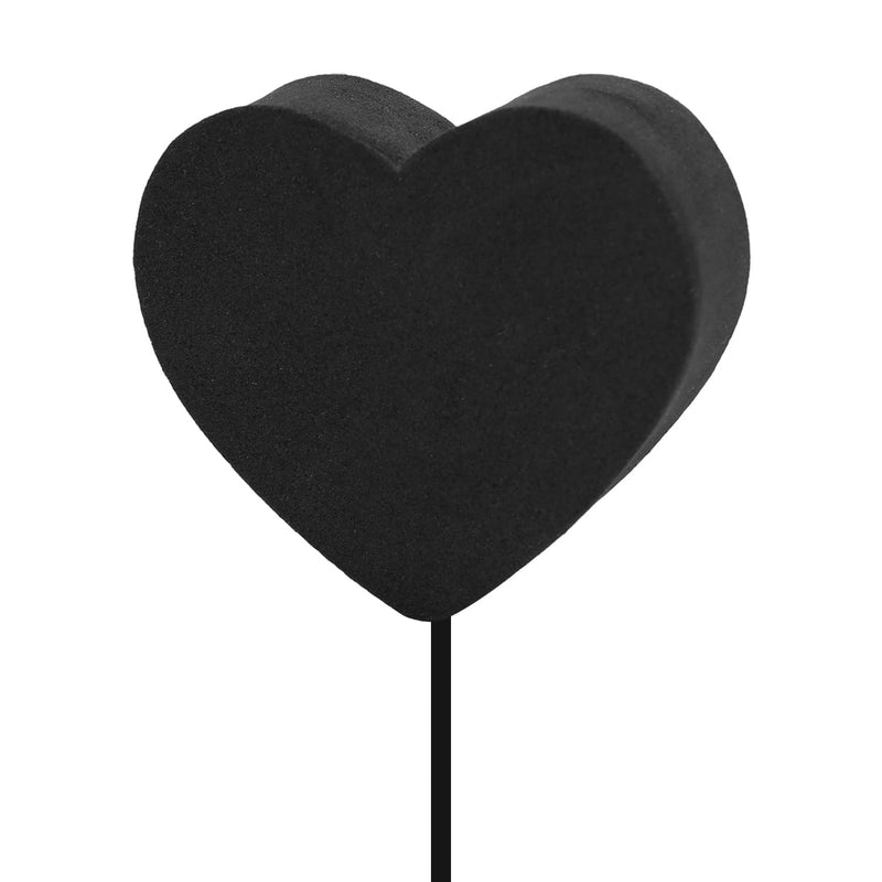 YGMONER Heart-Shape Star Car Antenna Topper - Easy to Find Car in The Parking Lot - Antenna Ball (Black Heart) Black Heart