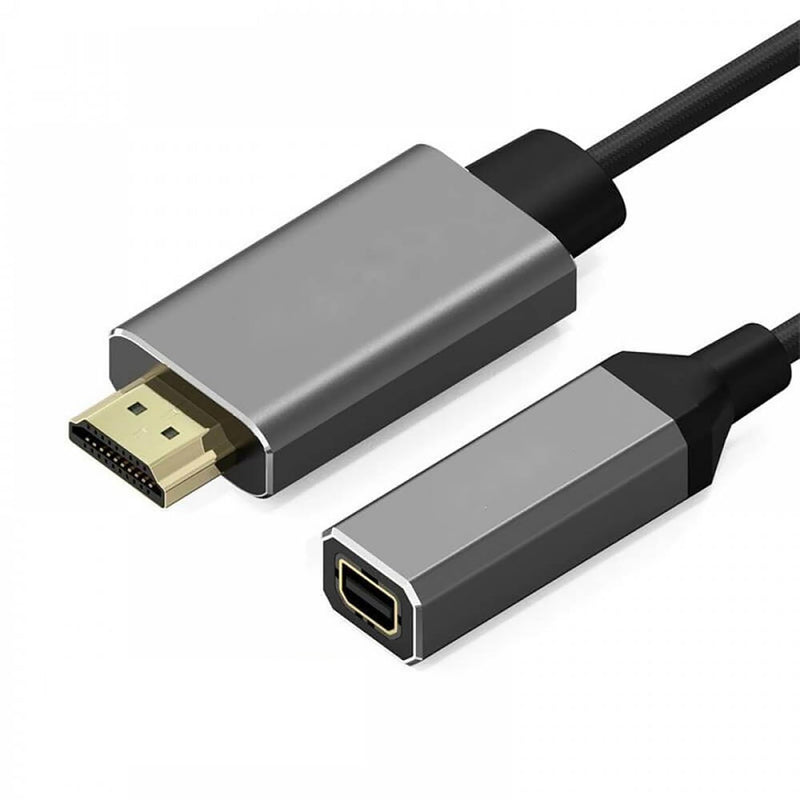 Elecbee HDMI to Mini for Display Port Converter Adapter Cable 4K X 2K HDMI Male to Female Video Cable