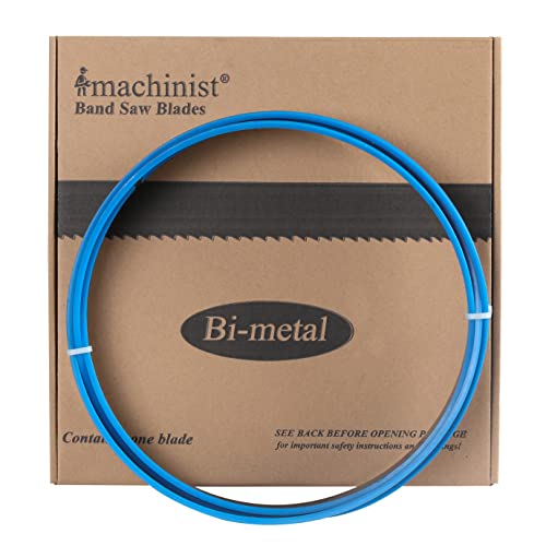 Imachinist S1163414 116" X 3/4" X 14TPI Bi-Metal Bandsaw Blades for Metal