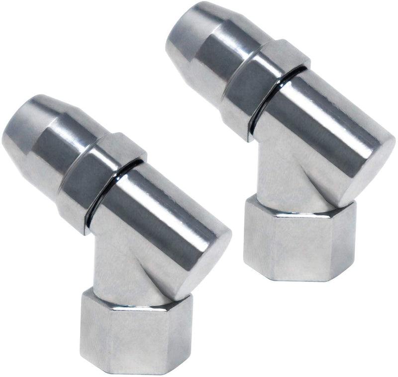 JACO Advanced Angled Tire Air Chuck - 1/4" NPT (Pack of 2) (Open Flow) Open Flow