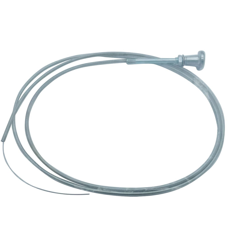 1 PC Stainless Steel 6 Foot Choke Cable With Chrome Knob Fits Most Carburetor Applications With Manual Chokes Hot Rods Fits Chevy, Ford & Mopar