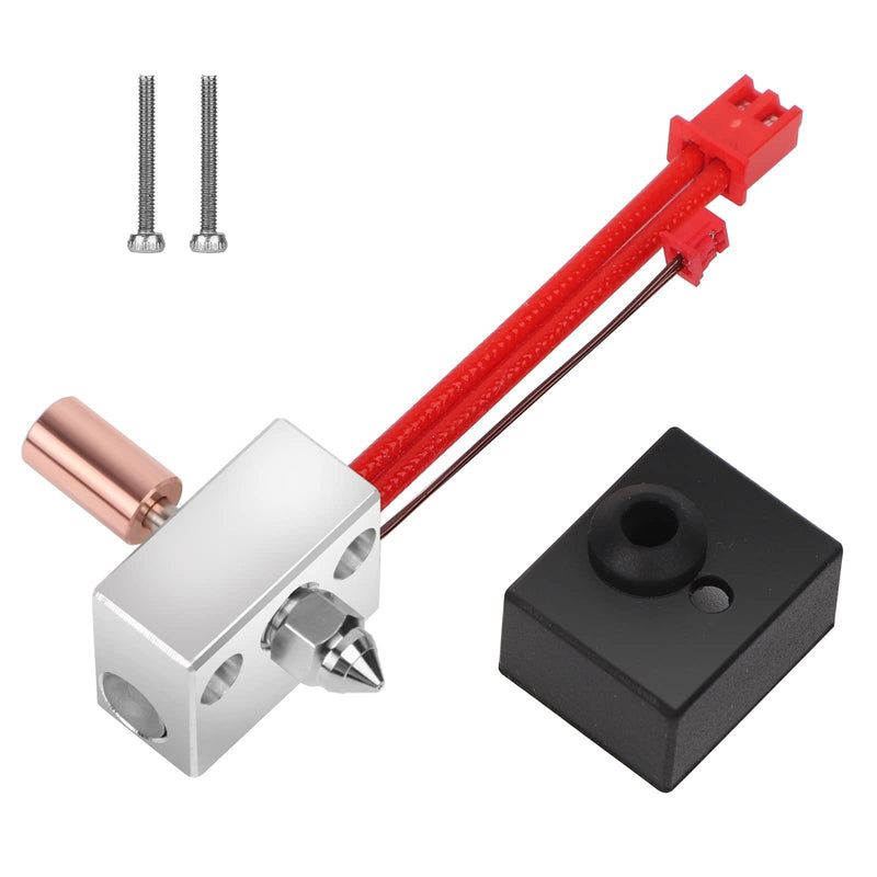 Creality Official Sprite Extruder Upgrade Heater Block Kit High Temperature Pro 300℃ Titanium Heatbreak Plated Copper Nozzle Compatible with Creality Ender 3 S1/Ender3 S1 Pro/CR10 Smart Pro C-High Temperature PRO