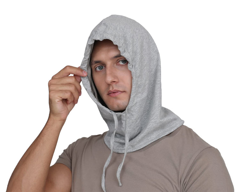 Faraday Shield Hat, RF Blocking Cap for 5G WiFi, Silver Fabric, Gray