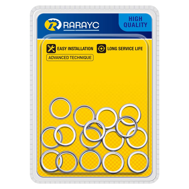 16 Pcs Oil Drain Plug Gaskets Crush Washers Seal Replacement for Subaru 803916010 16