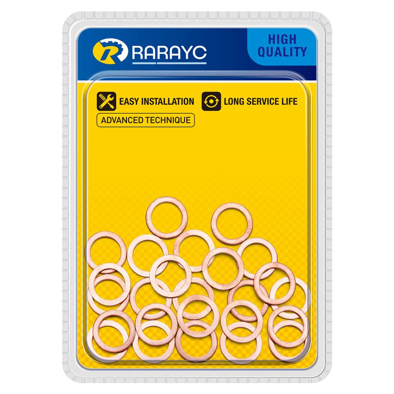 25 Pcs Oil Drain Plug Gasket Crush Washer Seals 14MM Compatible with Mercedes Benz for 007603-014106