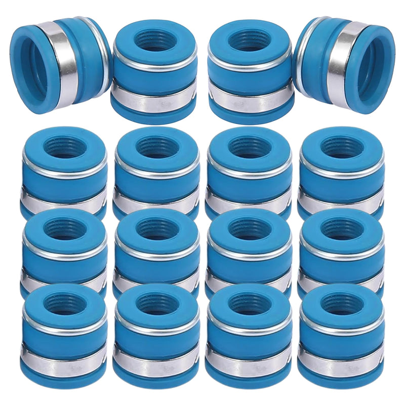 SSI Rubber Positive Valve Stem Seal - Fits an 11/32" Valve Stem And .500" Guide O.D., Valve Seals For SBC BBC SBF, Positive Seal