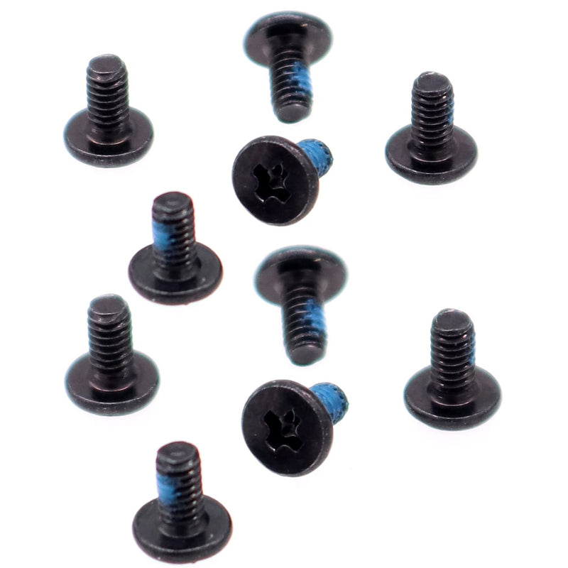 Deal4GO 10-pack M2 x 4 mm replacement Phillips Flat Head Screw w/Nickel Plated for Laptop M.2 SSD Heatsink Screws (Black) 10-Pack M2x 4mm