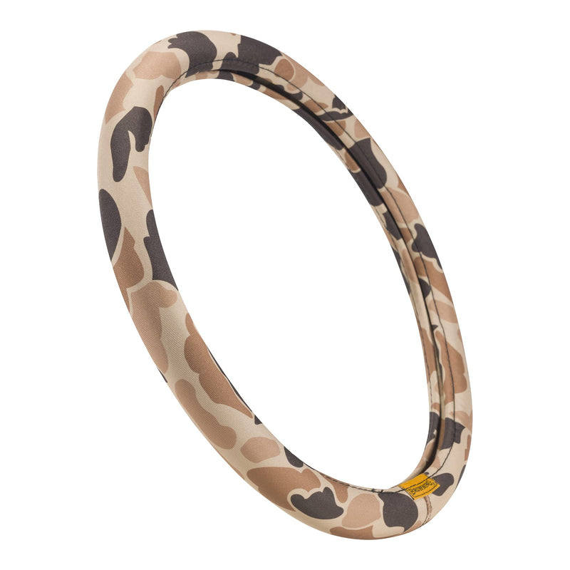 Browning Steering Wheel Covers for Car, Truck, and SUV, Durable Steering Wheel Cover Protection, Arms Co. (Tan Duck Camo) Arms Co. (Tan Duck Camo)
