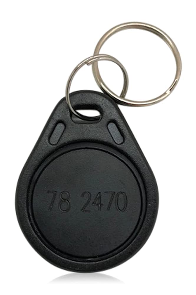 2 – 26 Bit H10301 125 KHz Proximity Thin Black Fobs Wiegand T5577 chip. Compatible with 1386 1326 7610 1586 1391 and 1346. Works with Nearly All Access Control Systems. Free tech Support.