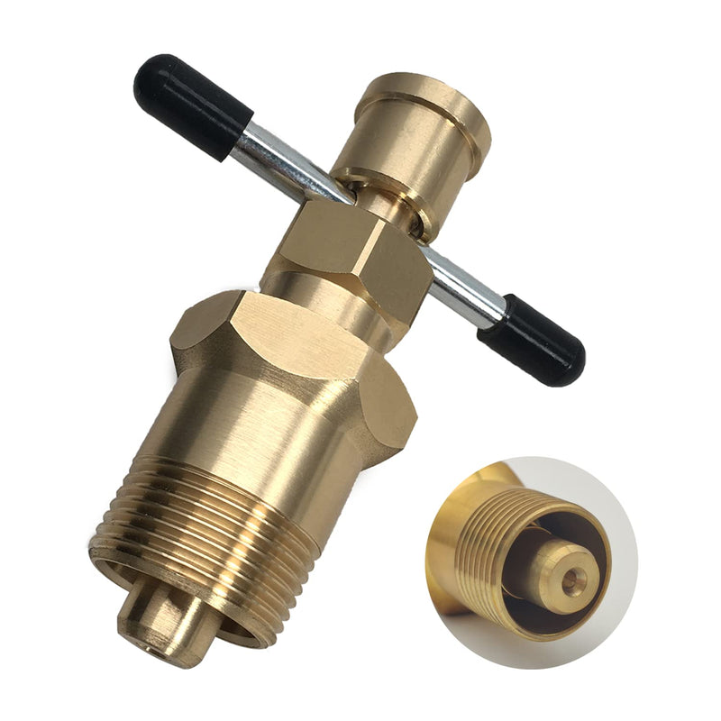 Olive Puller, Pipe Olive Remover Puller Tool Suitable for Brass Pipes with Diameters of NPT 1/2" & 3/4", Not Damage Corrosion-Resistant Plumbing Compression Sleeve Puller, Ferrule Puller