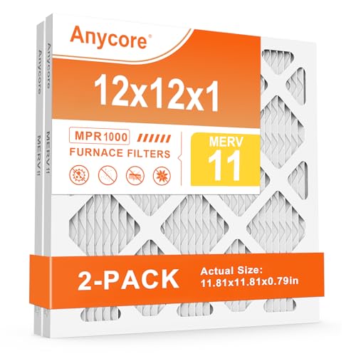 12x12x1 Air Filter 2 Pack MERV 11 12x12x1 2-Pack
