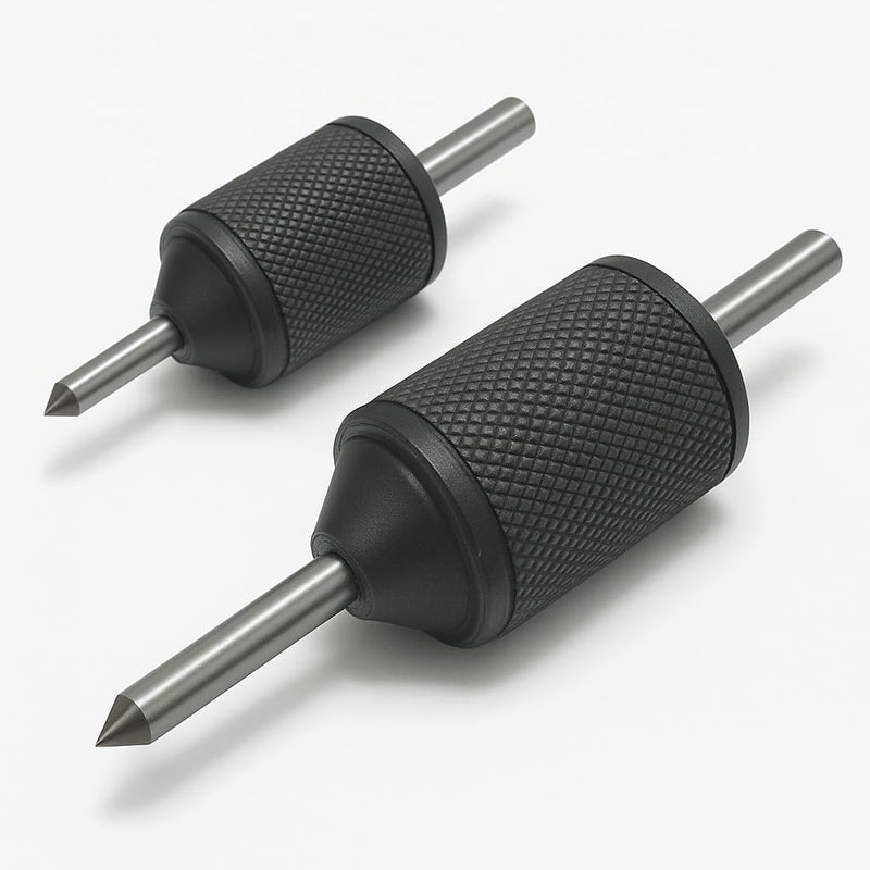 PRAZTECH® Universal Transfer Centre Aligner Center Punch - Hardened Pin (Set of 2) | EASY transfer center holes accurately | DIY Workshop Garage Hand Tool