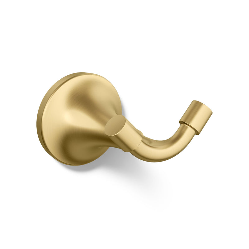 KOHLER TONE® ROBE HOOK Vibrant Brushed Moderne Brass