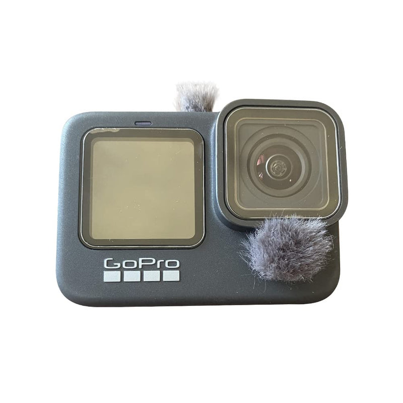 Camera Mic Wind Muff For Go Pro Hero 9 10 Dead Cat Windscreen Microphone Cover For Series Of Go Pro Hero (Grey) Grey