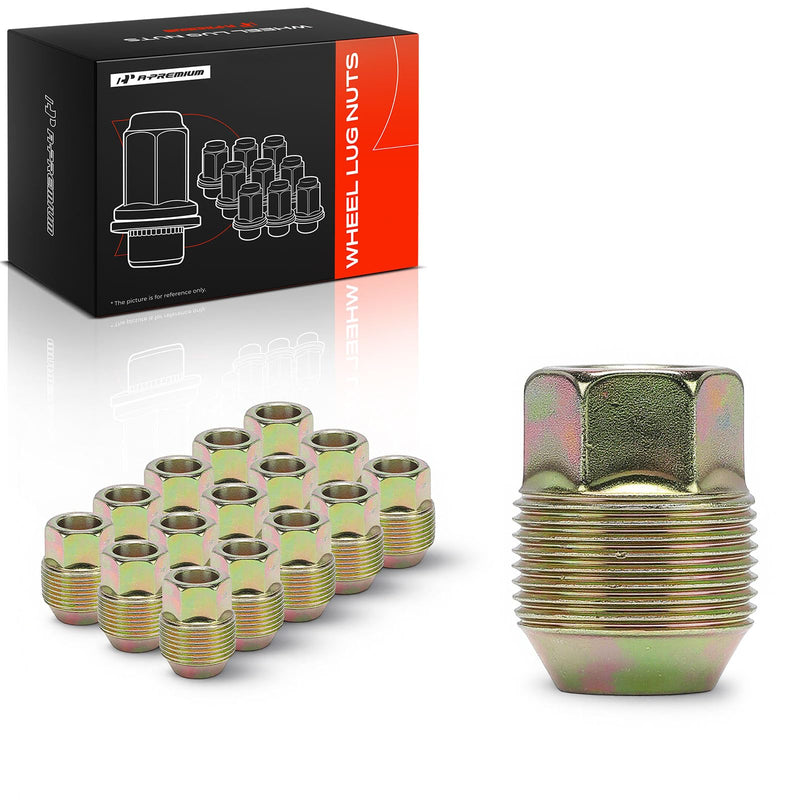 A-Premium 16Pcs M12-1.50 Steel Wheel Lug Nuts Compatible with Chevrolet | for Aveo 2005-2011 Aveo5 2006 2011 Pontiac G3 Wave Wave5 Front and Rear Side
