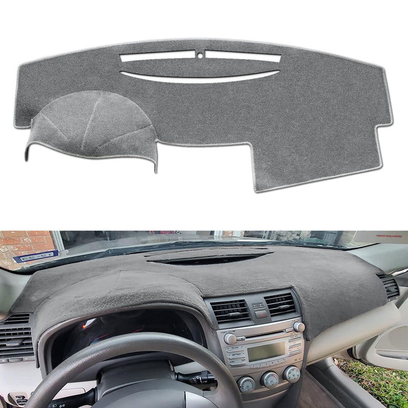 Dash Cover for Toyota Camry Accessories 2007 2008 2009 2010 2011 Custom Fit Dashboard Cover Mat Pad (Dark Gray) 2007-2011