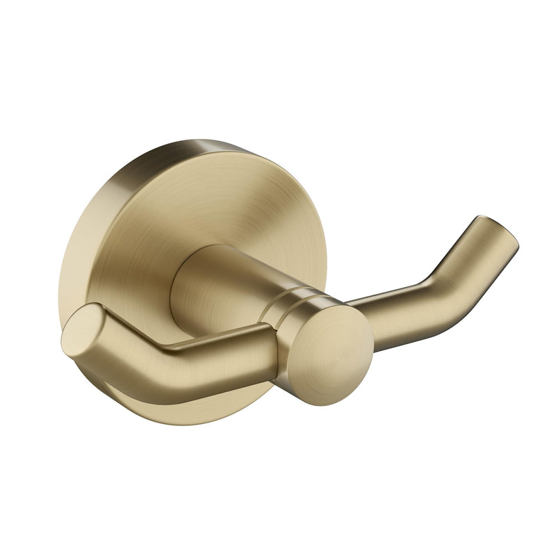 KRAUS Elie Bathroom Robe and Towel Hook in Brushed Gold, KEA-18801BG 3 5/8 Inch