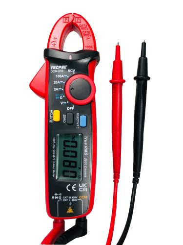 TECPEL DCM-210 2000 Counts True RMS AC/DC clamp Meter