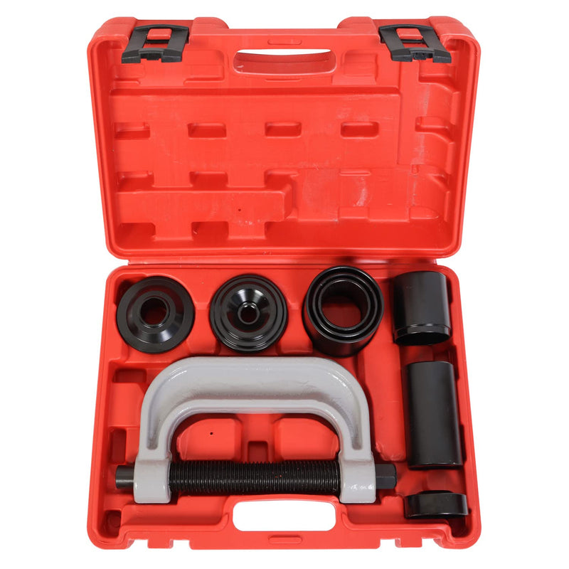 Ball Joint Press and U Joint Removal Kit, 10 PCS with Portable Storage Case of Bushing Press Kit Tools, Fits Most 2WD and 4WD Cars and Light Trucks