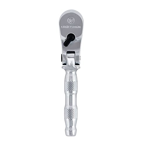 CRAFTSMAN V-SERIES Ratchet, 1/4 Inch Drive, 80-Tooth, Flexible Head (CMMT86302V)