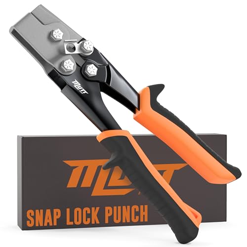 Mutt Tools Snap Lock Punch and Gutter End Cap Crimper HVAC Tool