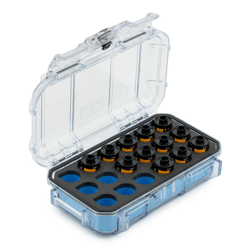 Evergreen 35mm Film Storage Case | Holds 18 Rolls | Preserve and Protect Your Film | Waterproof, Crushproof, & Freezer-Safe (Film Not Included) (Clear) Clear Medium
