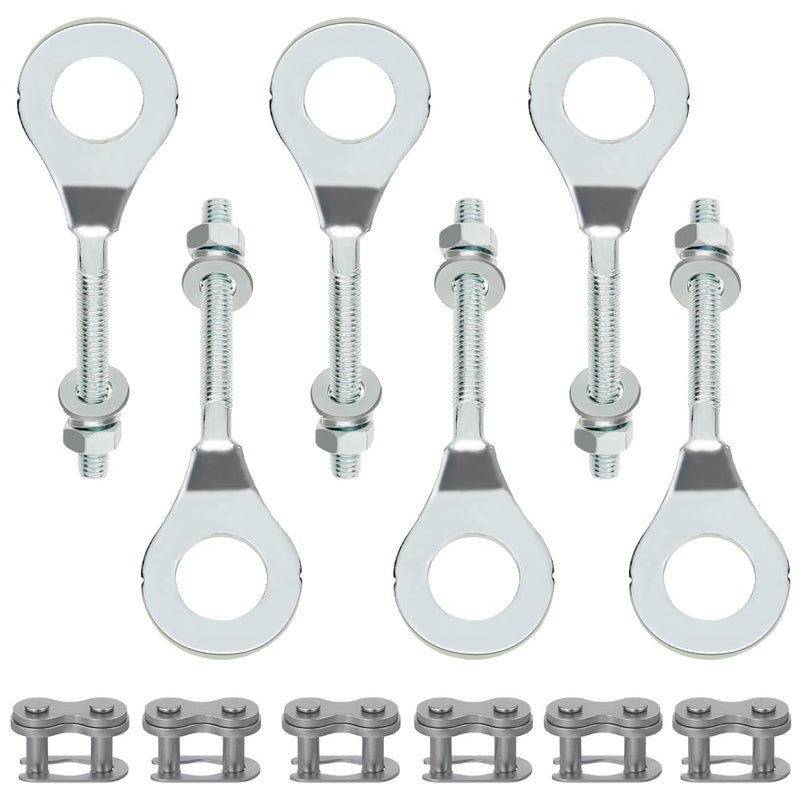 YOXUFA 15mm Mini Bike Chain Adjuster Tensioner for Predator 212cc 196cc 6.5hp Coleman CT200U BT200X Baja Warrior MB200 Motovox MBX10 Massimo Monster Moto MMB80 CRF50 XR50 50-125cc Pit Dirt Bike Parts