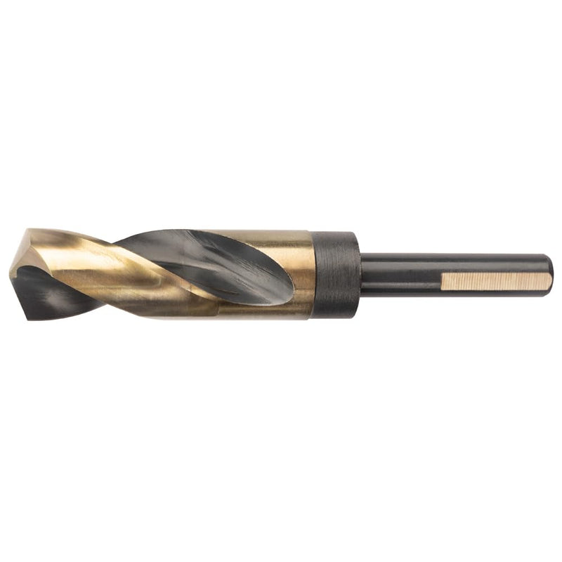 1-1/2 Inch Cobalt Drill Bit 1.5" HSSCO High Speed Steel M35 S&D Twist Drill Bit for Stainless Steel 1/2" Reduced Shank 6" OAL 135-Degree Split Point 1-1/2" (1PC)
